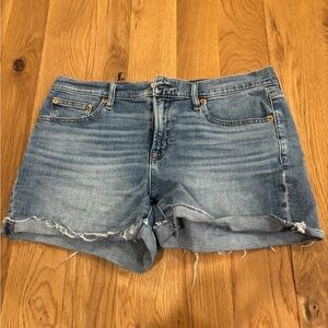 GAP Blue Jean Shorts Distressed Casual Style